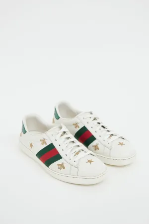 White Ace Graphic Sneaker