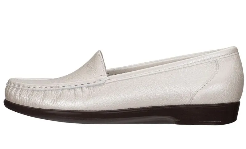 WHITE - Simplify Slip On Loafer at Brandy's Shoes Made in USA