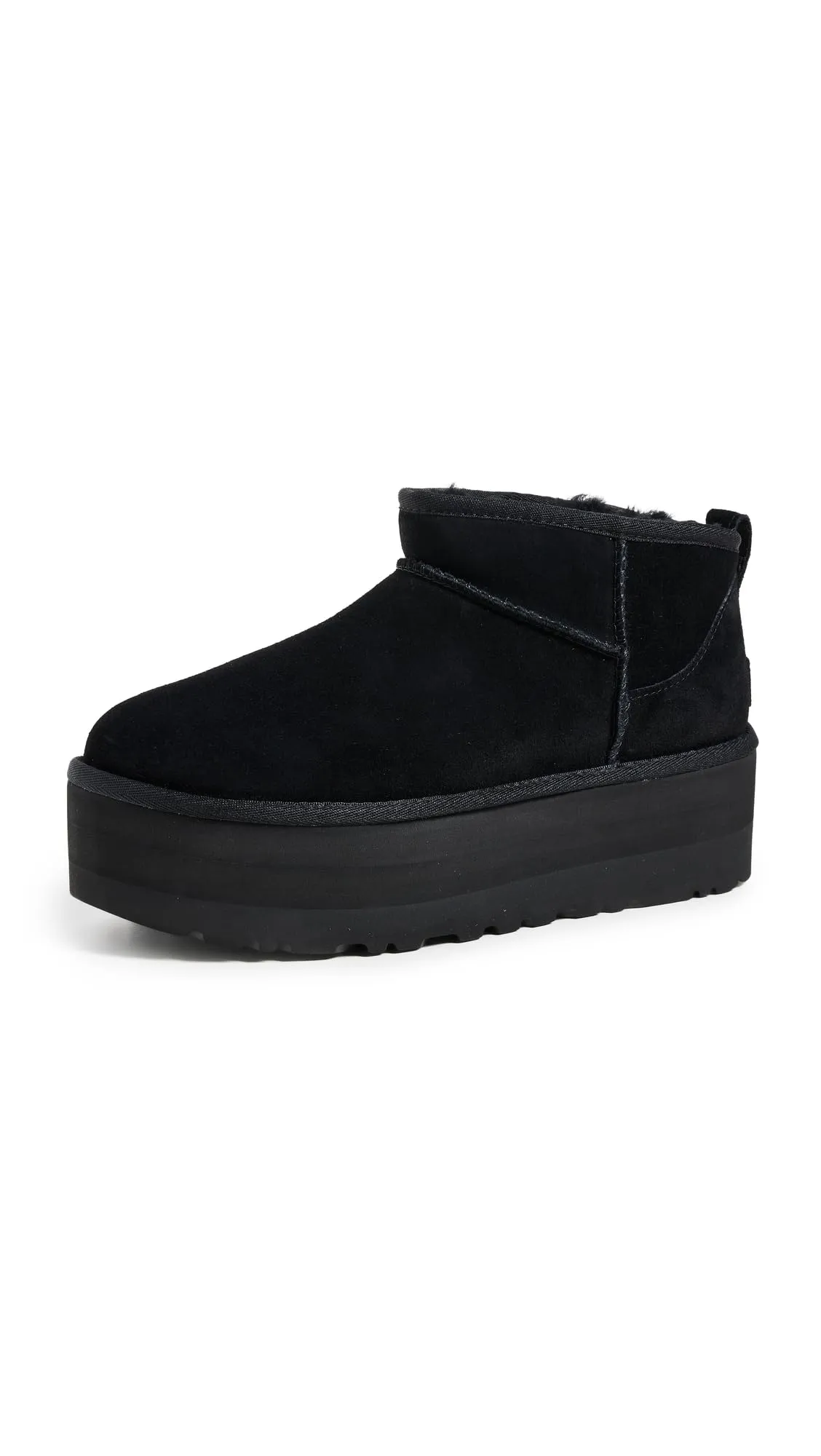 Women's Shoes UGG CLASSIC ULTRA MINI PLATFORM Ankle Boots 1135092 BLACK