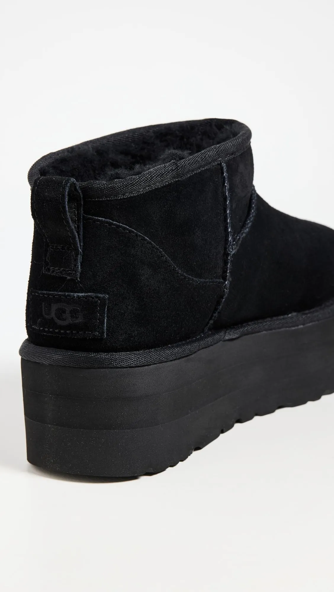 Women's Shoes UGG CLASSIC ULTRA MINI PLATFORM Ankle Boots 1135092 BLACK