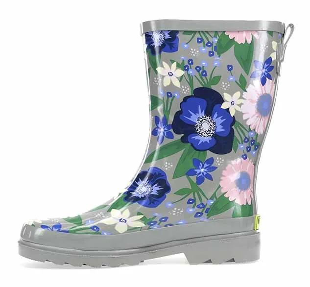 Women's Sweet Scents Mid Rain Boot - Gray