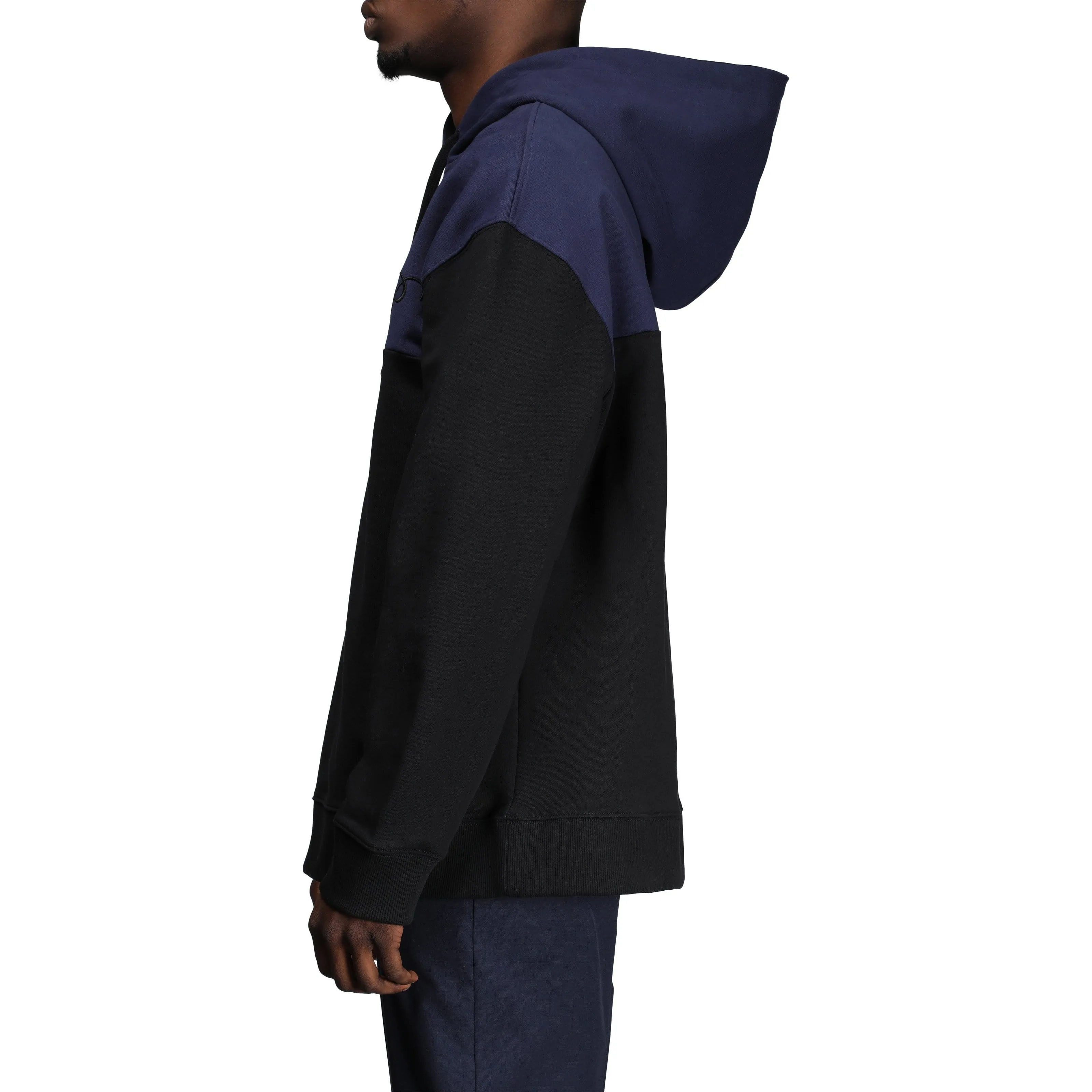 x Raf Simons EMBROIDERED INITIAL HOODED SWEAT