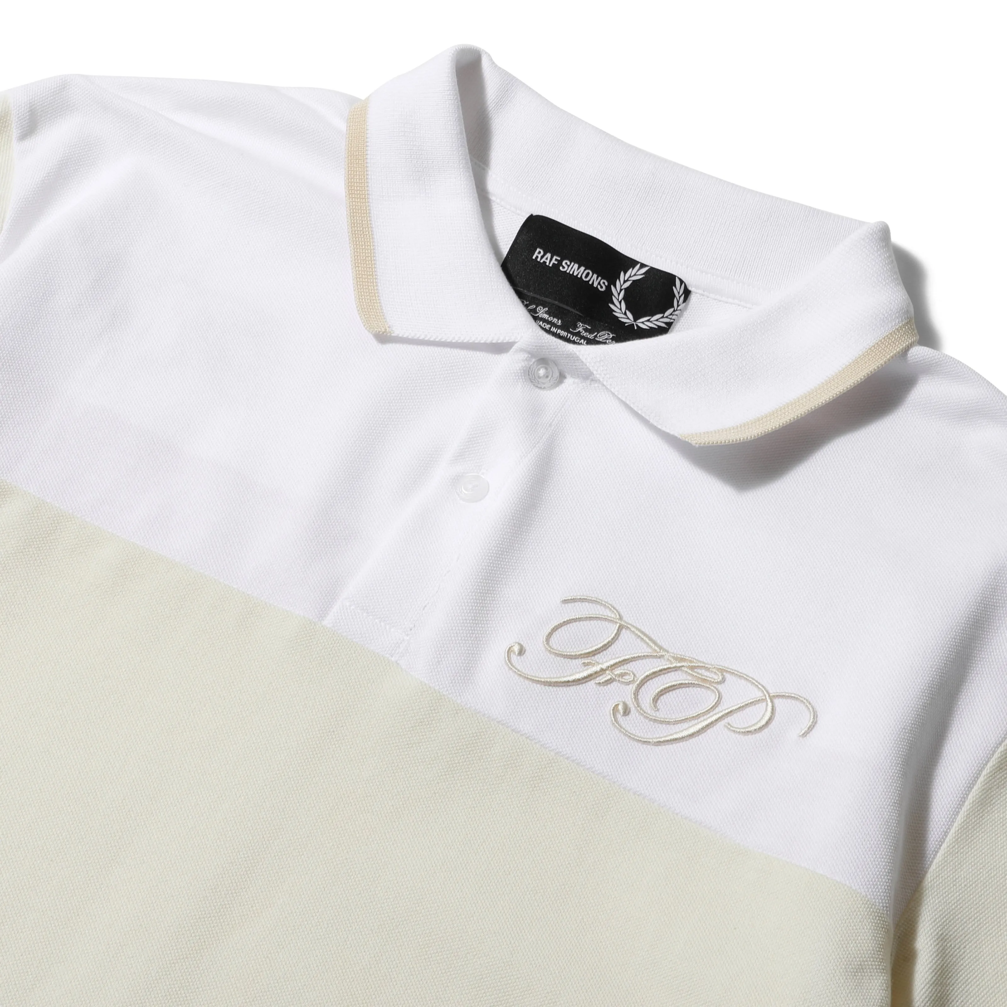 x Raf Simons EMBROIDERED INITIAL PIQUE SHRT