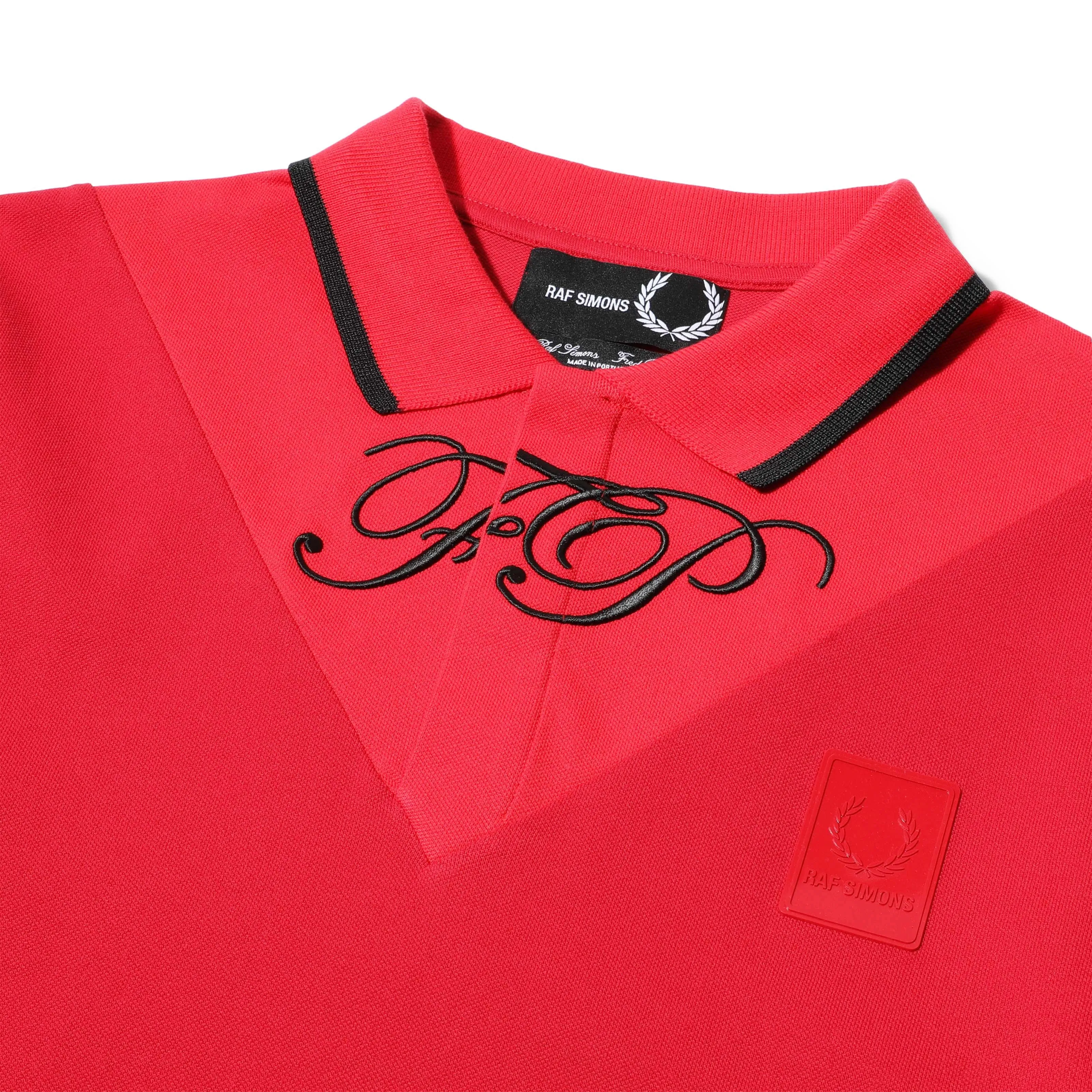 x Raf Simons V-INSERT PIQUE SHIRT