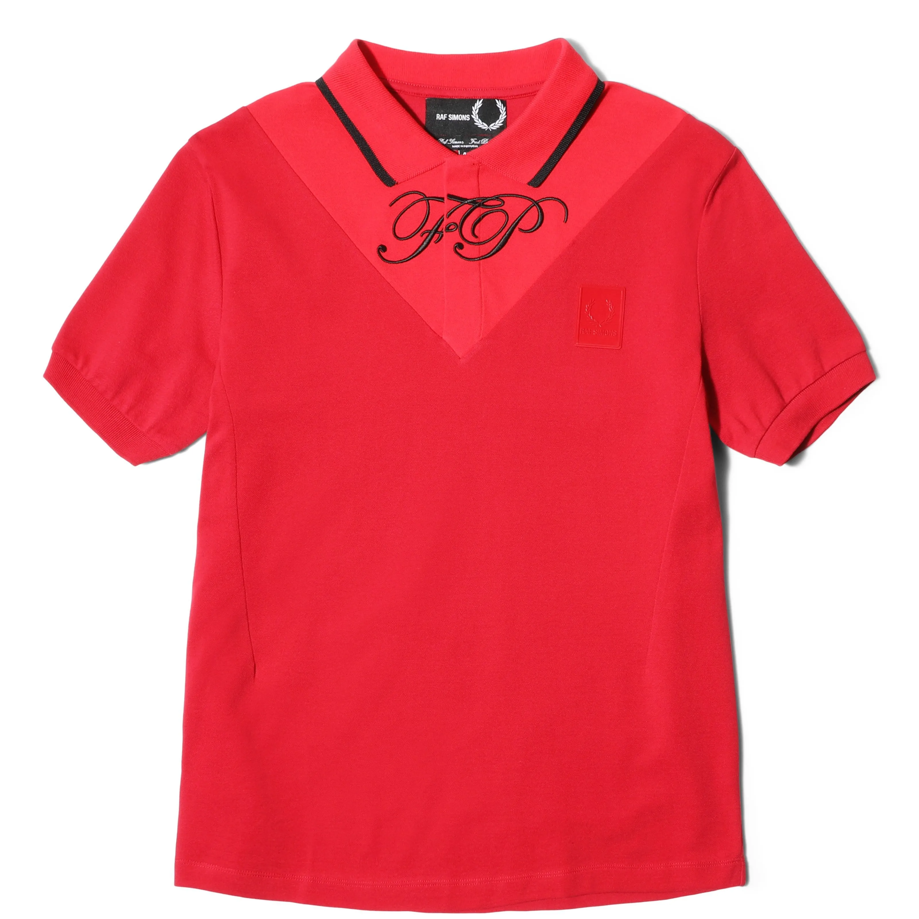 x Raf Simons V-INSERT PIQUE SHIRT