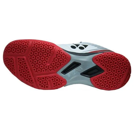 Yonex Power Cushion 65 X3 Badminton Shoes - White / Red