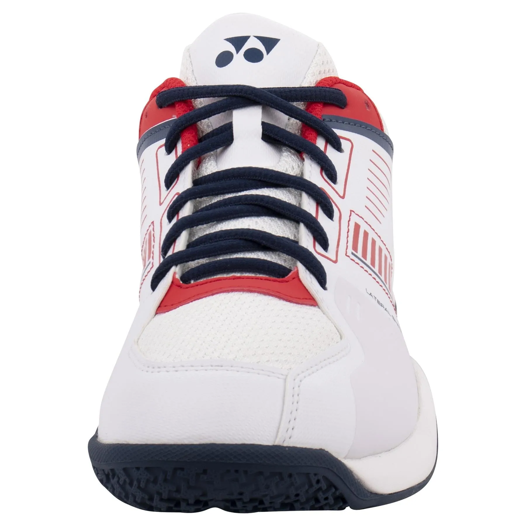 Yonex Power Cushion Strider Flow Mens Wide Badminton Shoes - White / Red