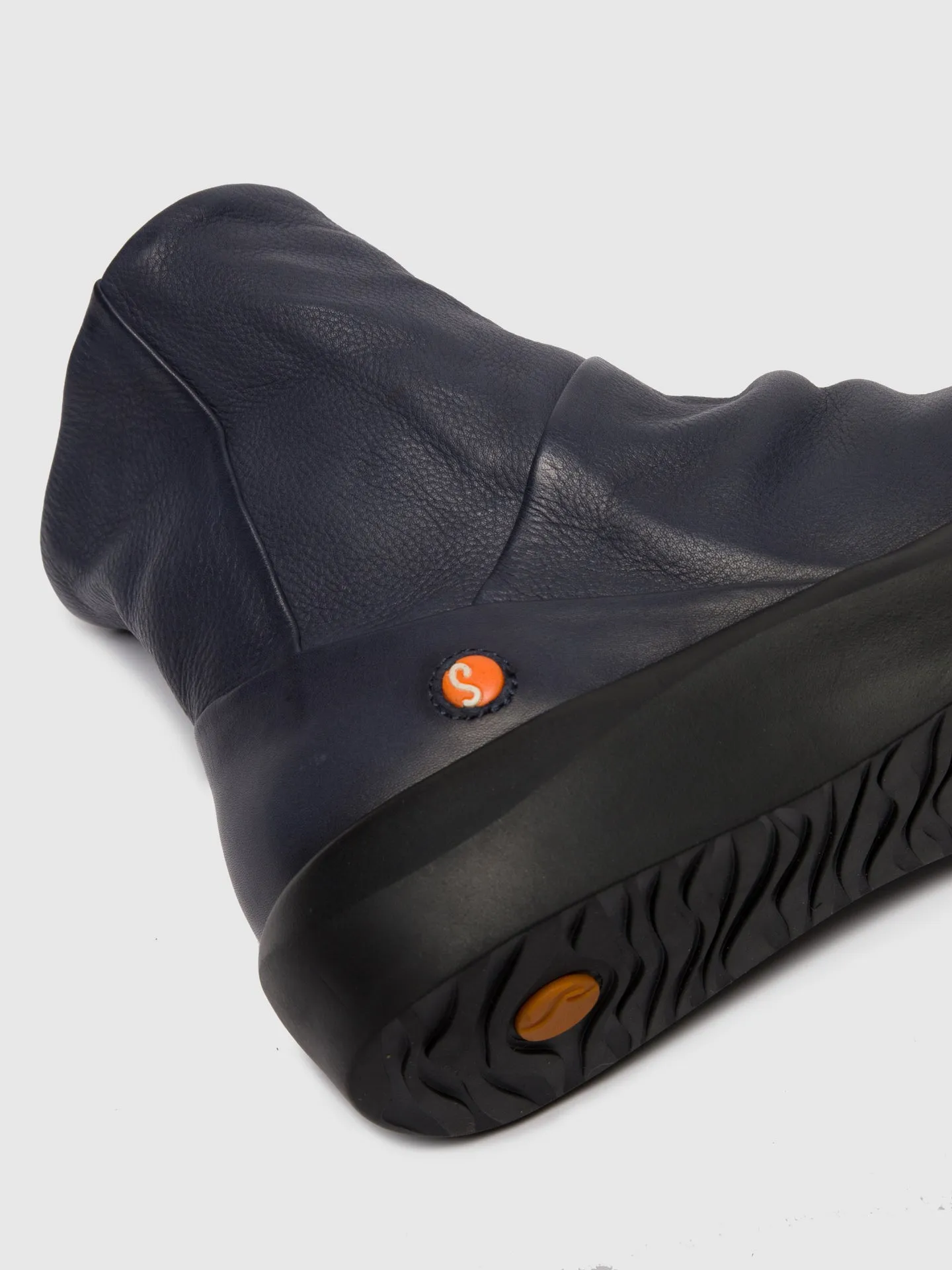 Zip Up Ankle Boots BLER550SOF NAVY